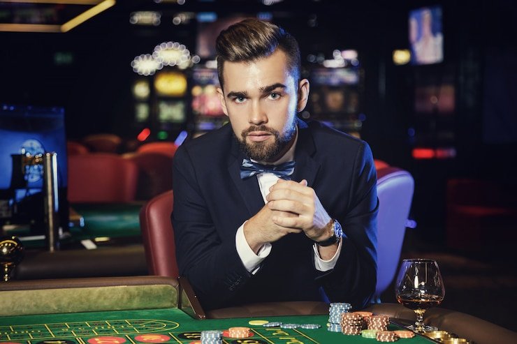 Roulette table on mobile phone