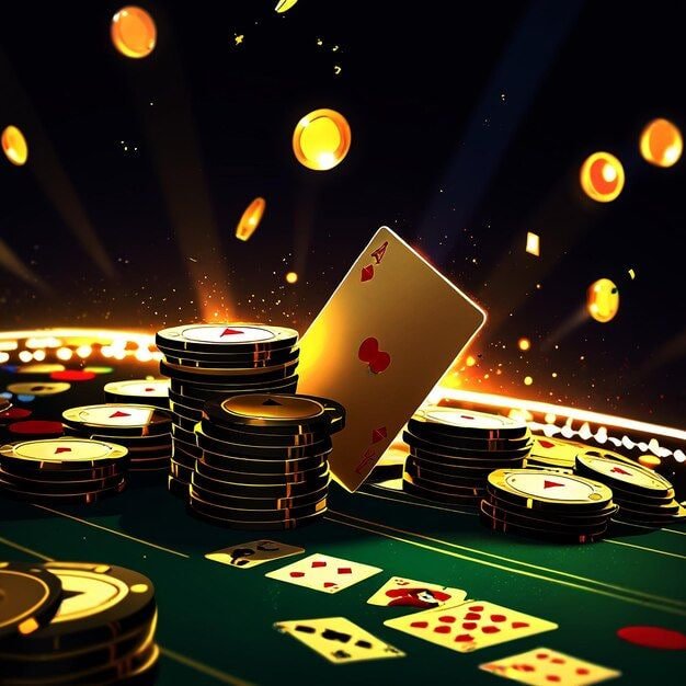 Settlement screen showing winning hand and payout